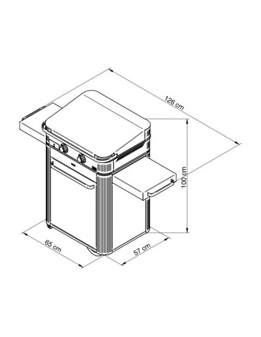 CHARIOT ENOSIGN 65 INOX SEUL ENO