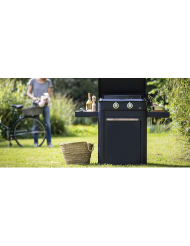 COMBO PLANCHA ENOSIGN GAZ 65 BLEU NAVY CHARIOT & CAPOT ENO