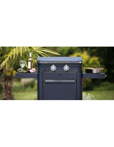 COMBO PLANCHA ENOSIGN GAZ 65 BLEU NAVY CHARIOT & CAPOT ENO