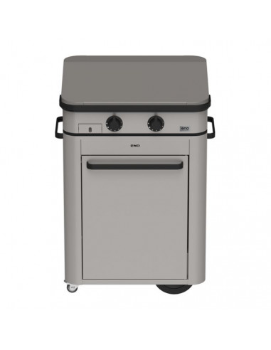 COMBO PLANCHA ENOSIGN GAZ 65 TOUT INOX CHARIOT & CAPOT ENO