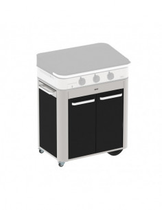 CHARIOT ENOSIGN 80 INOX PORTE NOIRE SEUL ENO 2