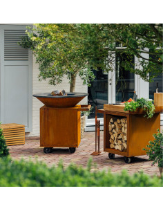 Brasero plancha OFYR Classic Pro 100 Corten Ofyr 2