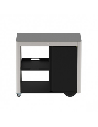 DESSERTE ACHILLE INOX VERSION AVEC PORTE 4 ROULETTES ENO