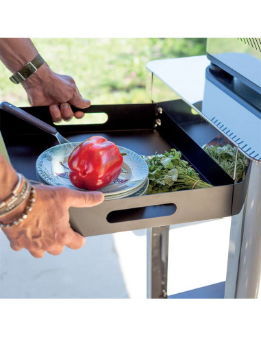 TABLETTE AMOVIBLE NOIR POUR DESSERTE ACHILLE ENO