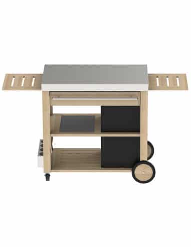 Chariot MOBILOT en bois et inox ENO