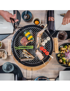 GRILL DE TABLE SHICHIRIN ROND YAKINIKU YAKINIKU 2