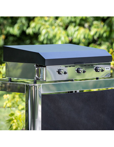 PLANCHA INITIAL GAZ 65CM INOX ENO ENO