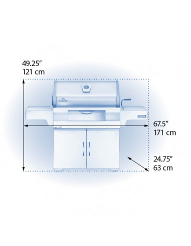 Barbecue à  charbon de bois Napoleon PRO 605 Napoleon