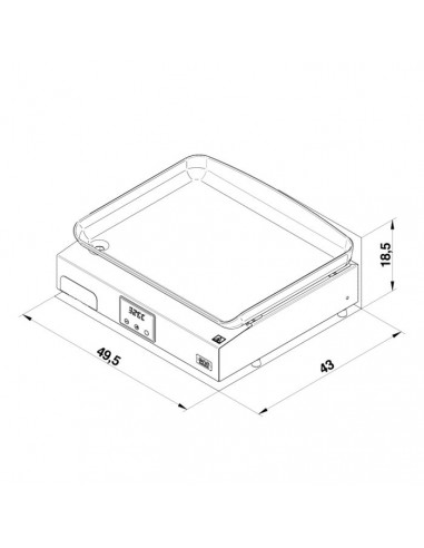 PLANCHA INITIAL 50 ELECTRIQUE ENO ENO