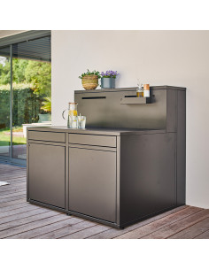 MODULE COMPTOIR BAR - ACIER NOIR 2024 Forge Adour 2