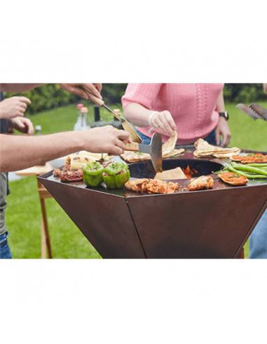 BRASERO NESTOR ORIGINAL EN ACIER CORTEN BARBECOOK BARBECOOK