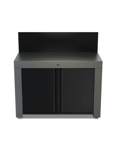 MEUBLE FELIX GRIS CARGO 2 PORTES + ETAGERE + CLOISON ENO