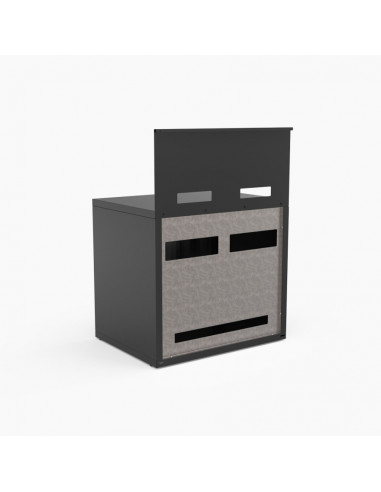 MEUBLE DE CUISINE EXTERIEURE NOIR POUR PLANCHA FORGE ADOUR Forge Adour