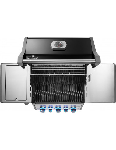 BBQ GAZ ROGUE PRO-S 425 RSIB NOIR - 3 BRULEURS + SIZZLE ZONE + BRULEUR ARRIERE + TOURNEBROCHE Napoleon