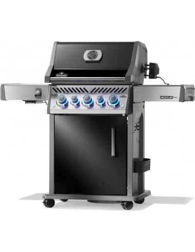 BBQ GAZ ROGUE PRO-S 425 RSIB NOIR - 3 BRULEURS + SIZZLE ZONE + BRULEUR ARRIERE + TOURNEBROCHE Napoleon