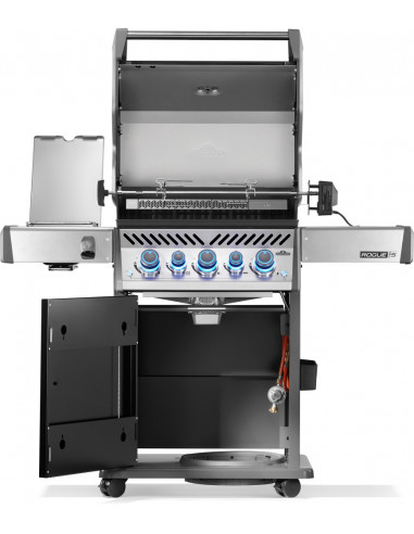 BBQ GAZ ROGUE PRO-S 425 RSIB NOIR - 3 BRULEURS + SIZZLE ZONE + BRULEUR ARRIERE + TOURNEBROCHE Napoleon