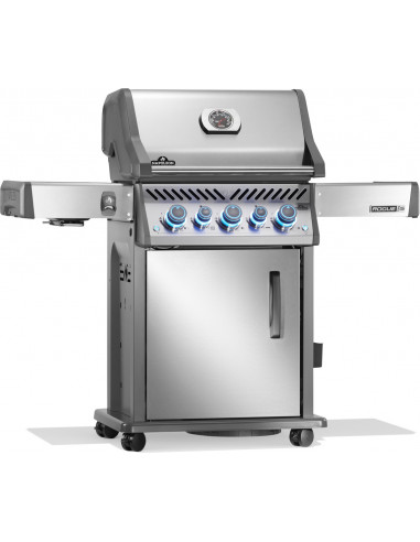 BBQ GAZ ROGUE PRO-S 425 RSIB INOX - 3 BRULEURS + SIZZLE ZONE + BRULEUR ARRIERE Napoleon
