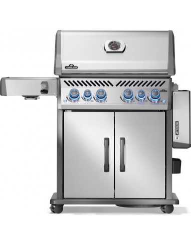 BBQ GAZ ROGUE PRO-S 525 RSIB INOX - 4 BRULEURS + SIZZLE ZONE + BRULEUR ARRIERE Napoleon
