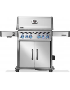 BBQ GAZ ROGUE PRO-S 525 RSIB INOX - 4 BRULEURS + SIZZLE ZONE + BRULEUR ARRIERE