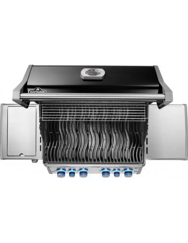 BBQ GAZ ROGUE PRO-S 525 RSIB NOIR - 4 BRULEURS + SIZZLE ZONE + BRULEUR ARRIERE Napoleon