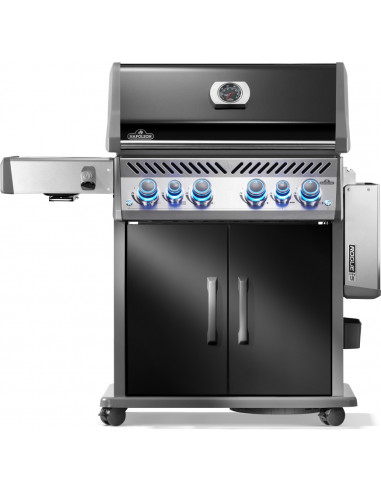 BBQ GAZ ROGUE PRO-S 525 RSIB NOIR - 4 BRULEURS + SIZZLE ZONE + BRULEUR ARRIERE Napoleon