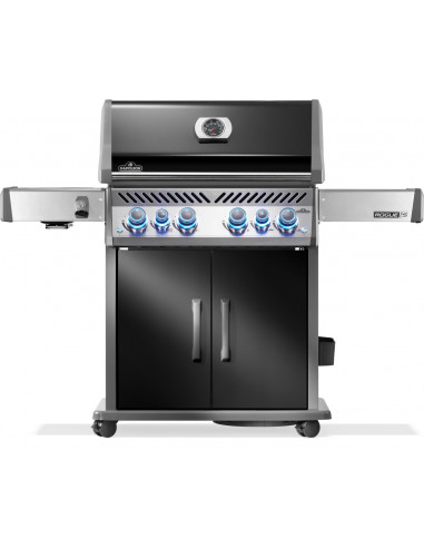 BBQ GAZ ROGUE PRO-S 525 RSIB NOIR - 4 BRULEURS + SIZZLE ZONE + BRULEUR ARRIERE Napoleon