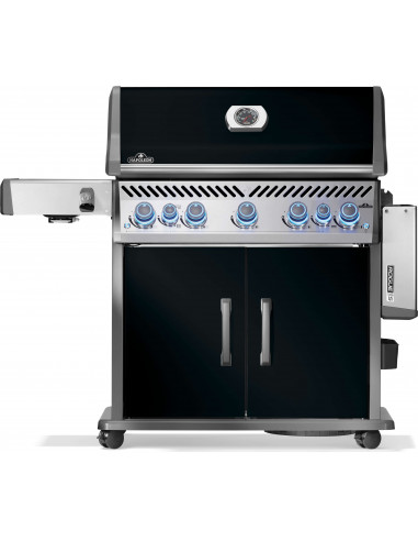 BBQ GAZ ROGUE PRO-S 625 RSIB NOIR - 5 BRULEURS + SIZZLE ZONE + BRULEUR ARRIERE Napoleon