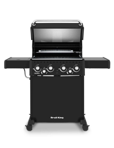 BBQ GAZ BROIL KING CROWN 480 SHADOW 4 BRULEURS + 1 LATERAL BROIL KING