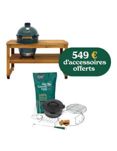 PACK PROMO AUTOMNE BIG LARGE SUR TABLE EUCALYPTUS BIG GREEN EGG