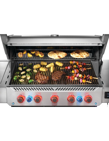 Barbecue gaz Napoléon Prestige 665 Connecté Inox Napoleon