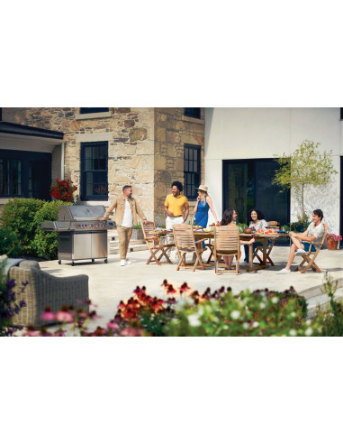 Barbecue gaz Napoléon Prestige 665 Connecté Inox Napoleon