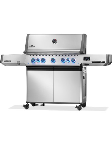 Barbecue gaz Napoléon Prestige 665 Connecté Inox Napoleon