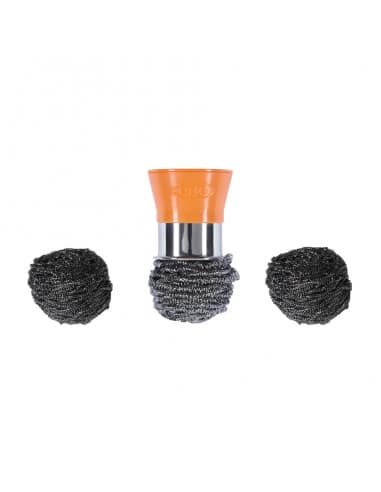 Support + 3 boules en inox pour nettoyage ENO